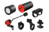 Knog Scheinwerfer PWR MTB 2000 Set mit Helm- und Lenkerhalter black